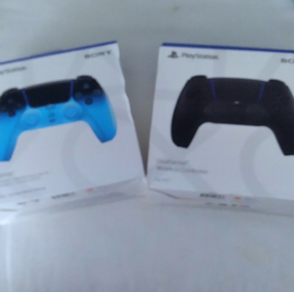 PS5 Rhythm Blue & Midnight Black Dual Sense Wireless Controller Bundle